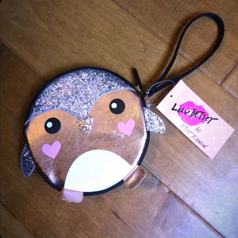 Betsey Johnson Penguin Wristlet